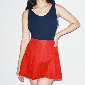 American Apparel Gabardine Tennis Skirt | Size L